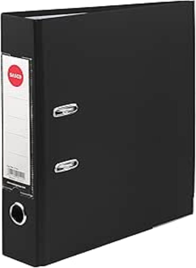 Sasco Box File 8 Cm - Black